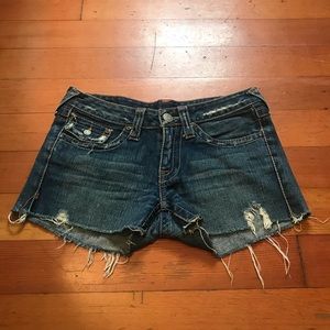 True Religion Cut Off Shorts